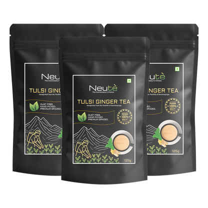 Tulsi Ginger Masala Tea – Assam & Darjeeling Blend