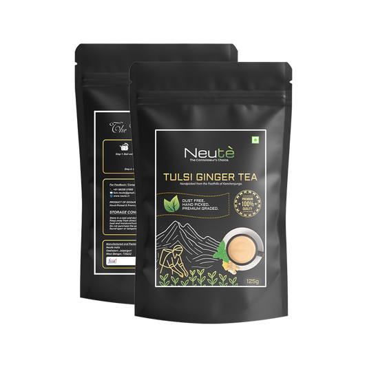 Tulsi Ginger Masala Tea – Assam & Darjeeling Blend